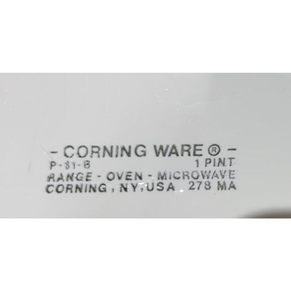 Vintage Corning Ware Blue Cornflower Sauce Pan w/Lid (P-81-B) 1 Pint - Picture 8 of 15